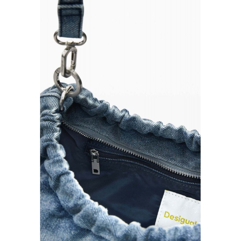 Τσάντα Desigual Half Logo Denim